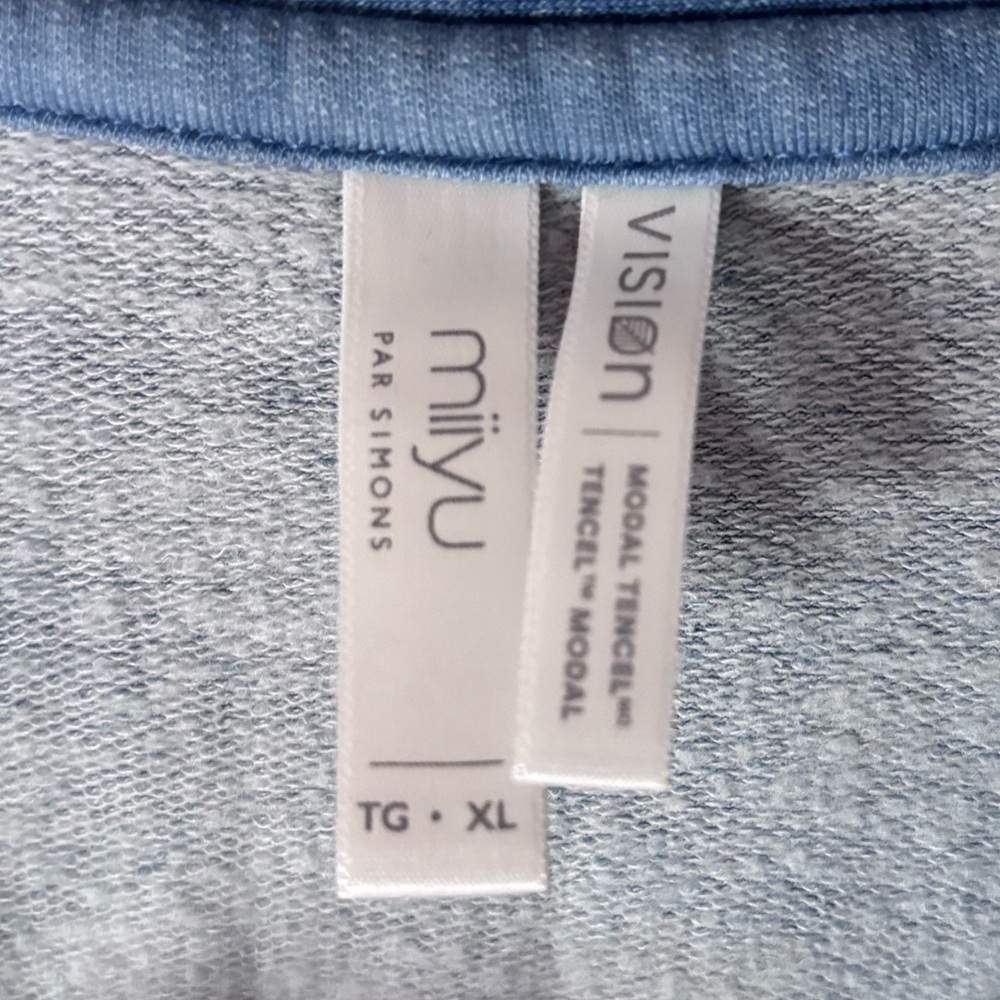 Miiyu Blue Tie-Dye Long Sleeve Shirt - Picture 3 of 5